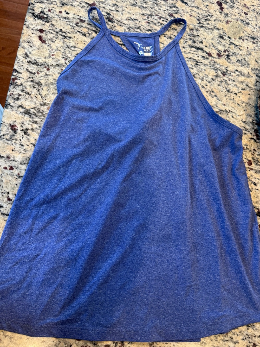 Blue women’s workout tank top by old navy